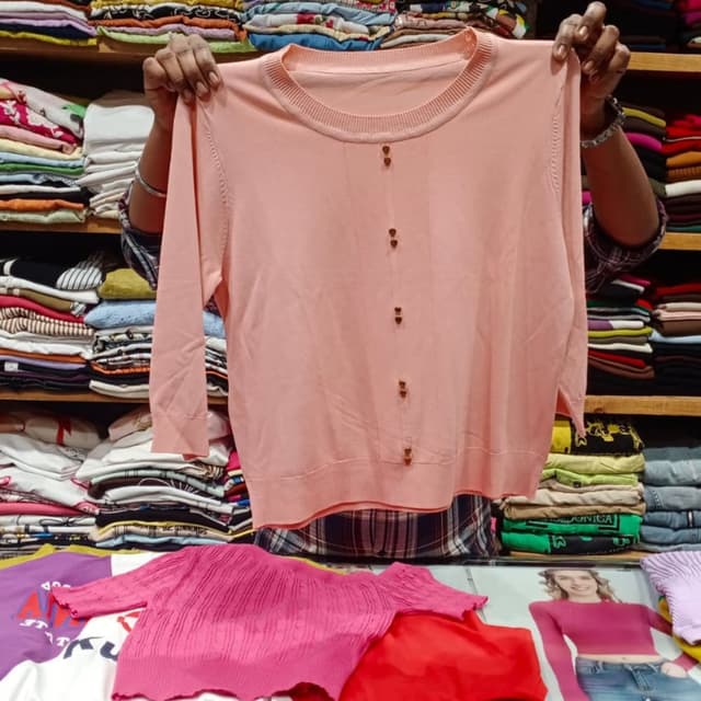 Peach Cardigan