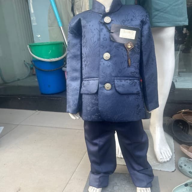Deep Blue Jodhpuri Suit (K)، Pant Set