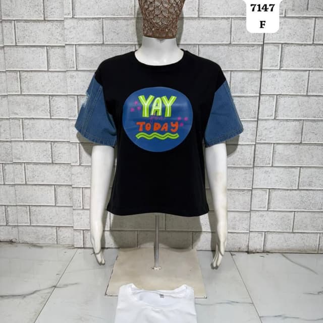 Black, Denim Blue, Green, Blue T-Shirt
