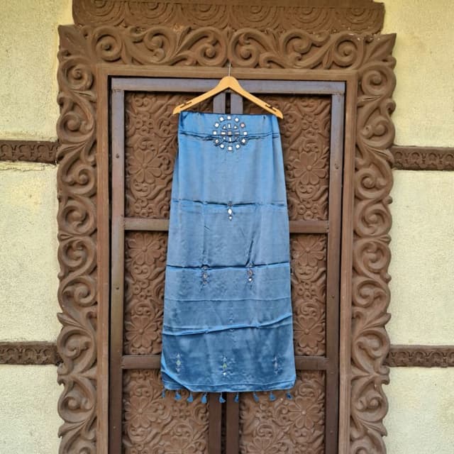 Blue Dupatta