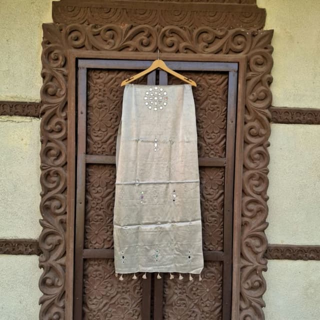Silver and pastel hues Scarf/Dupatta