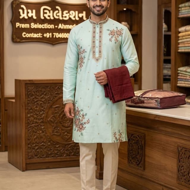 Mint Green, Beige, Maroon, Peach, Brown Kurta Set