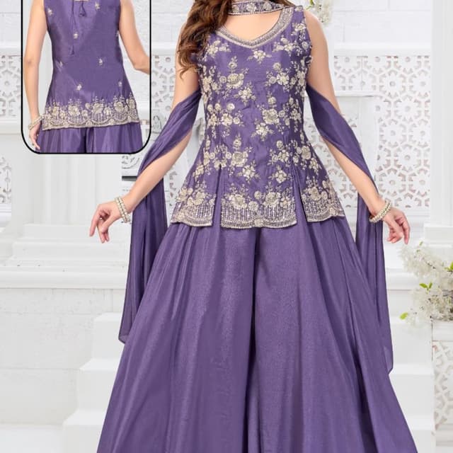 Purple Lehenga Choli