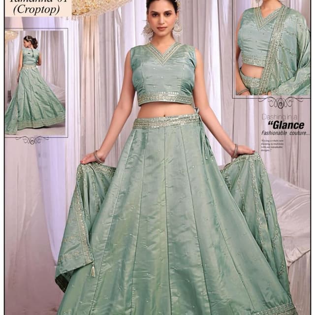 Sage Green Lehenga Choli