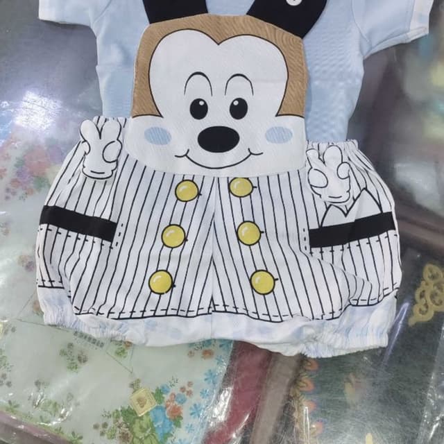 Baby Romper and Shorts Set
