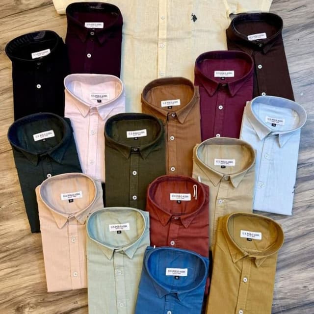 Yellow, Black, Burgundy, Pink, Dark Green, Brown, Light Blue, Beige, Olive Green, Rust Red, Blue, Mustard Yellow Shirt