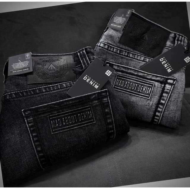 Charcoal Black, Grey Jeans