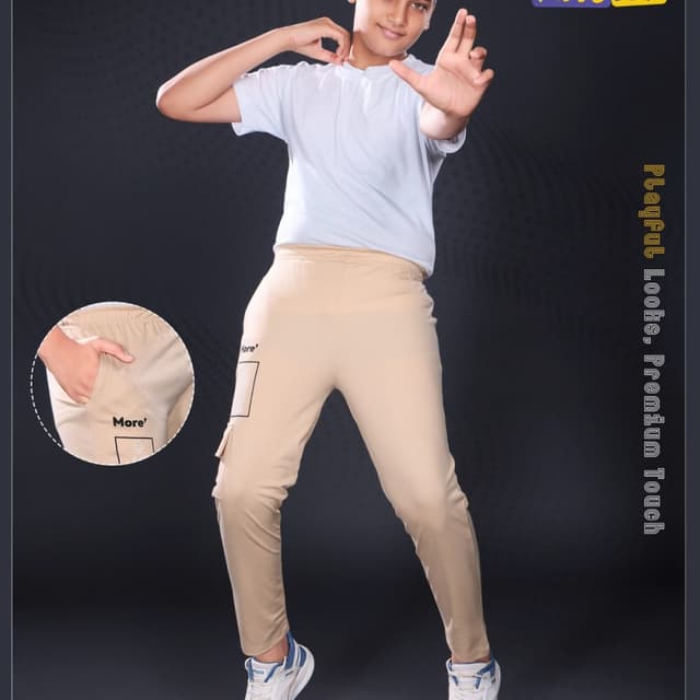 Beige, White Pants