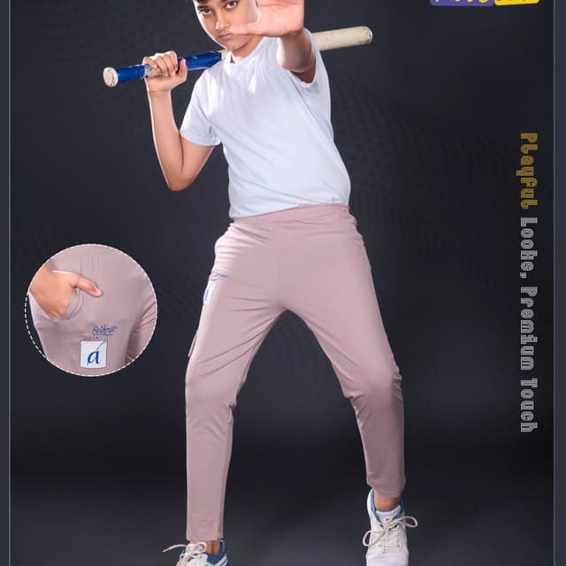 Dusty mauve pants and white t-shirt T-shirt and Pants set