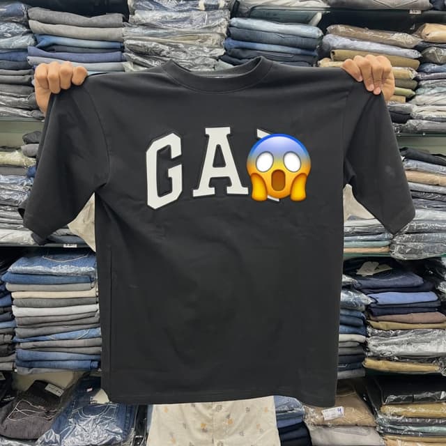 Black with white lettering T-Shirt