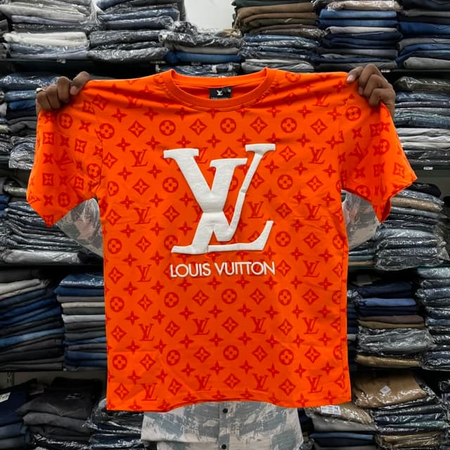 Orange and White T-shirt