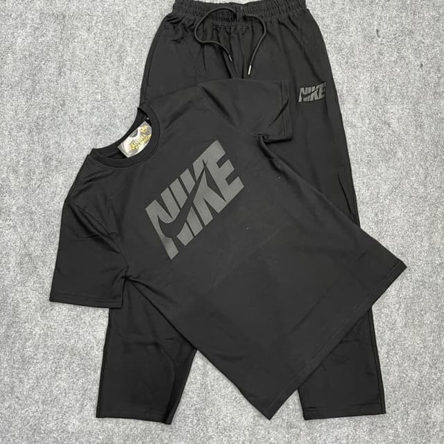 Black Tracksuit (T-shirt and Pants)
