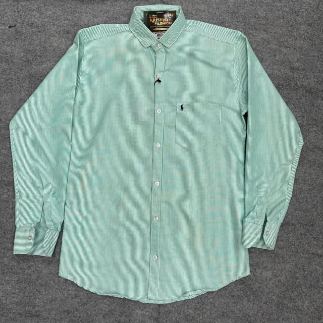 Green and White Shirt