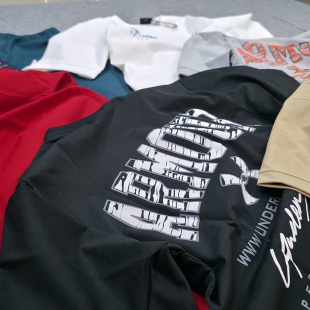 Black, White, Grey, Red T-shirt
