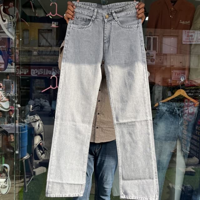 Light Grey, Faded Grey Jeans