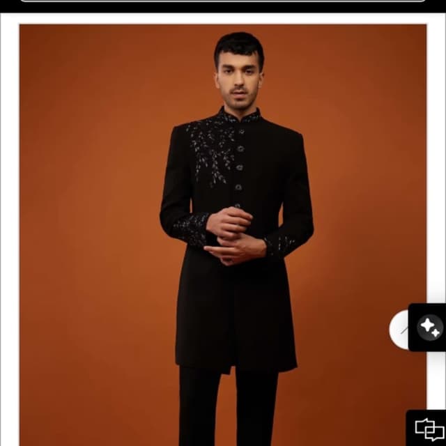 Black Sherwani