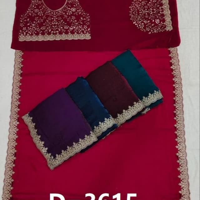 Maroon, Purple, Navy Blue, Teal, Gold Lehenga Choli