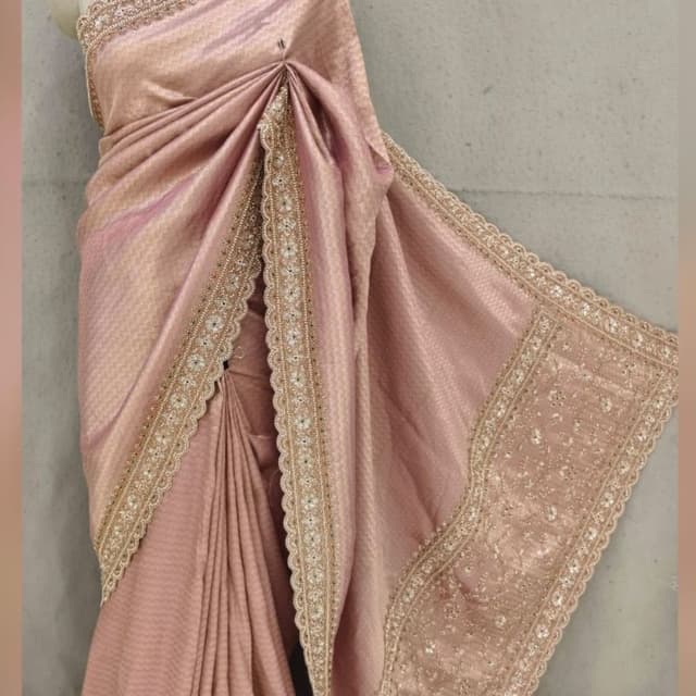 Rose Pink Saree