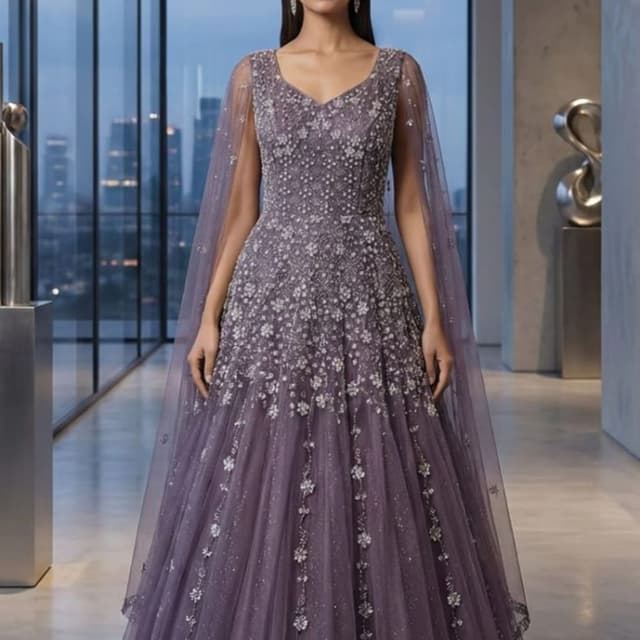 Lavender Gown