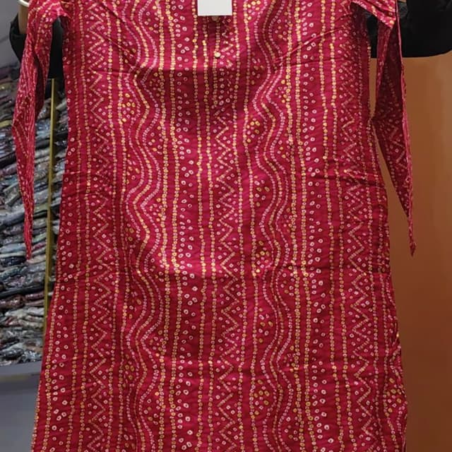 Magenta and Gold Kurta