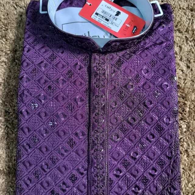 Wine, deep purple Kurta