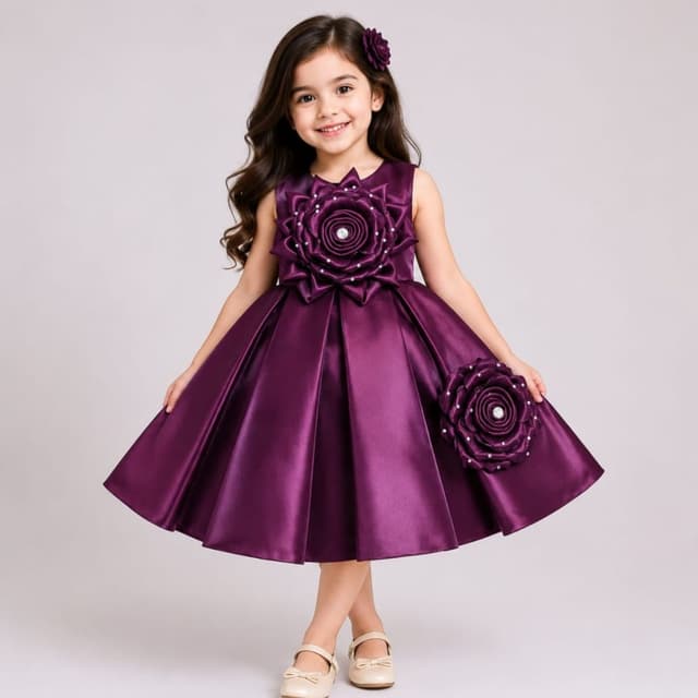 Deep Plum Purple Dress