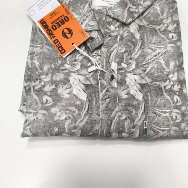 Grey, White, Black Shirt