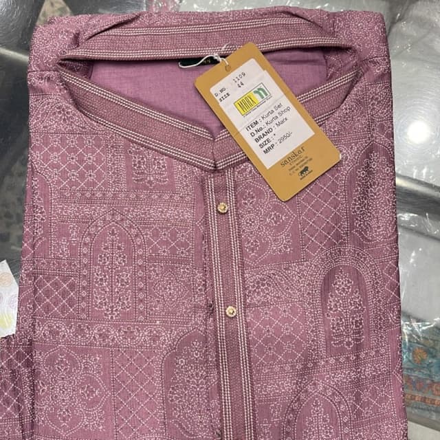 Mauve or Dusty Purple Kurta Set