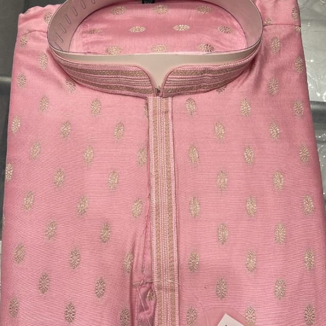 Pastel Pink and Gold Kurta