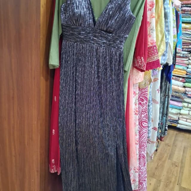 Black with silver shimmer Dress