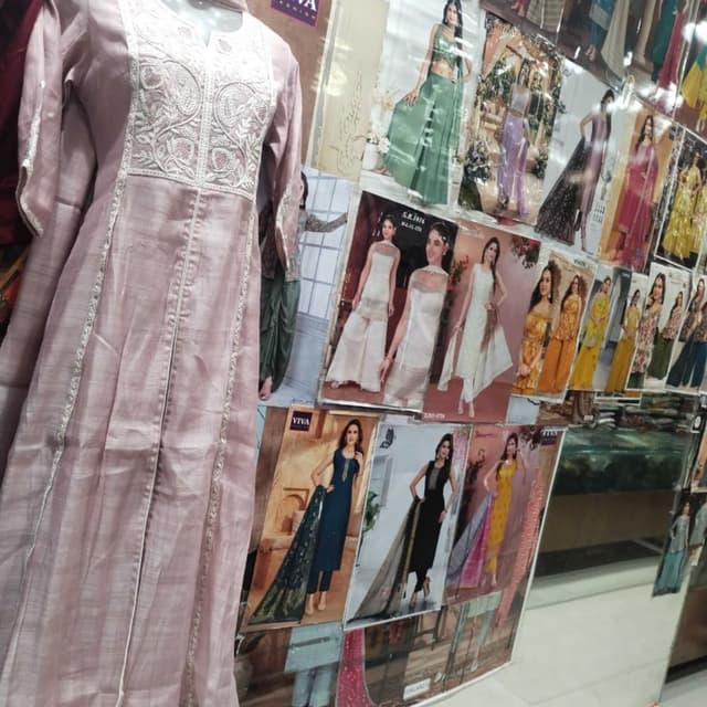 Dusty Rose Pink, Off-white Salwar Kameez