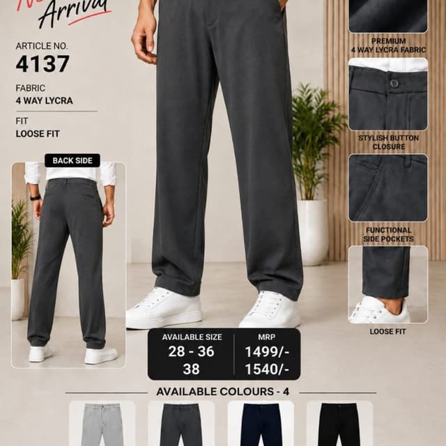 Dark Grey Trousers