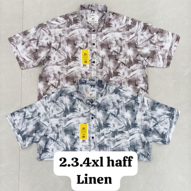 Brown and white; Grey and white Shirt