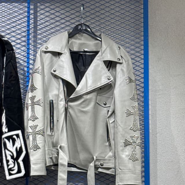 Off-white, Silver, Black Jacket