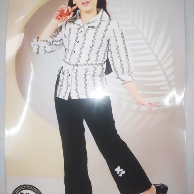 White and Black Co-ord set