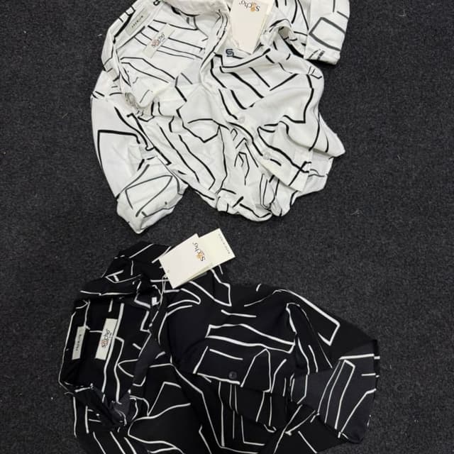 Black and White Shirt