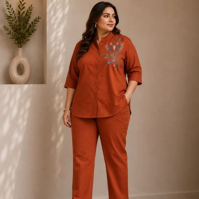 Rust Orange Co-ord Set