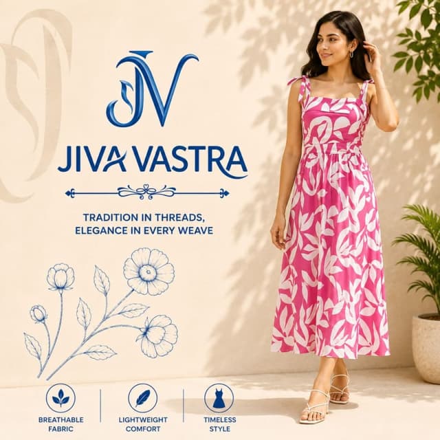 Magenta and White Dress
