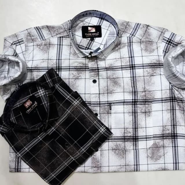 White, Black, and Grey Shirt