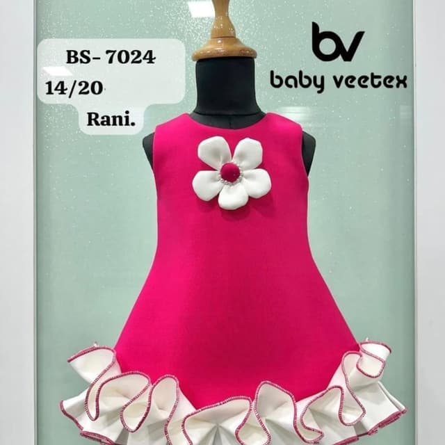 Rani Pink and White Dress