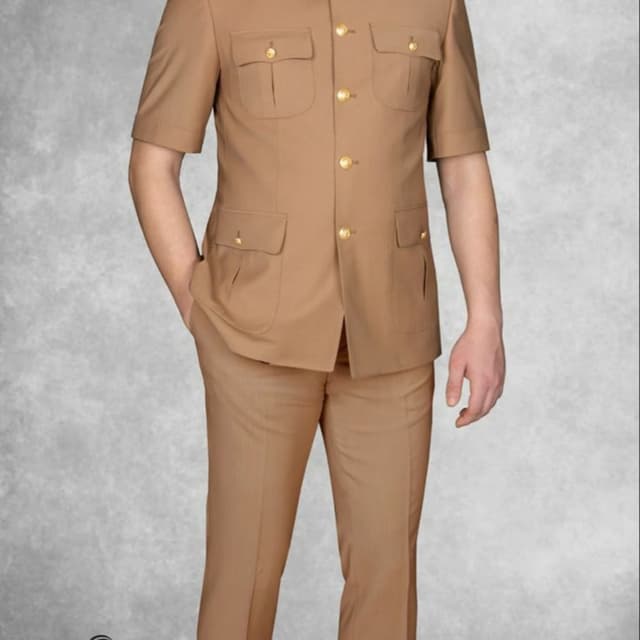 Tan / Light Brown Safari Suit
