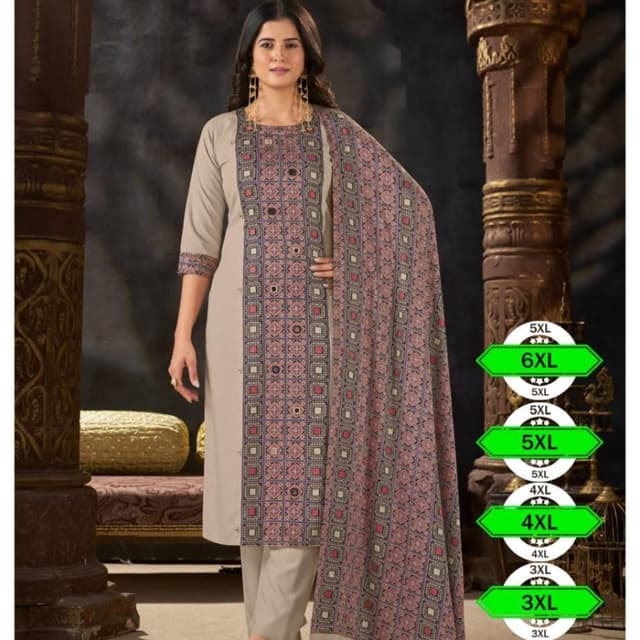 Beige, deep maroon, indigo, and cream Salwar Kameez Suit
