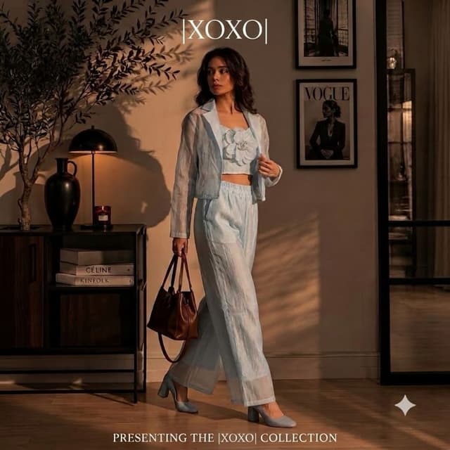 Light powder blue Co-ord set
