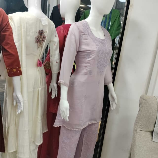 Lavender Kurta Set