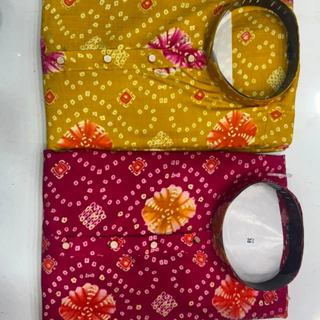 Mustard Yellow, Deep Maroon/Burgundy, Orange, White Kurta