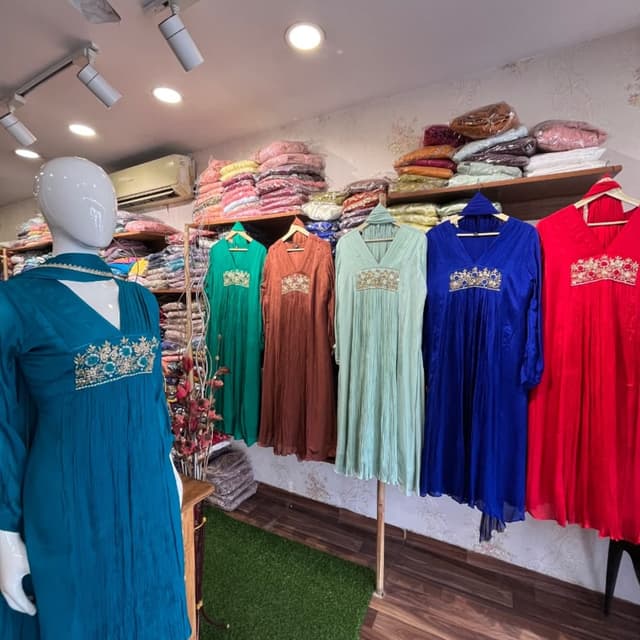 Teal, Emerald Green, Burnt Orange, Mint Green, Royal Blue Kurta / Tunic