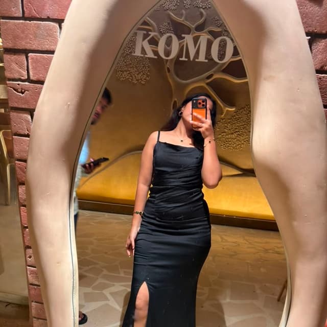Solid Black Maxi Dress