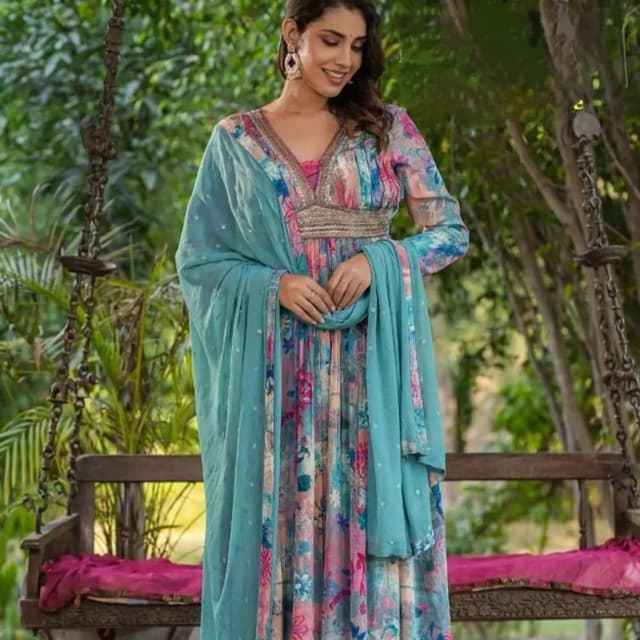 Light Green Salwar Suite