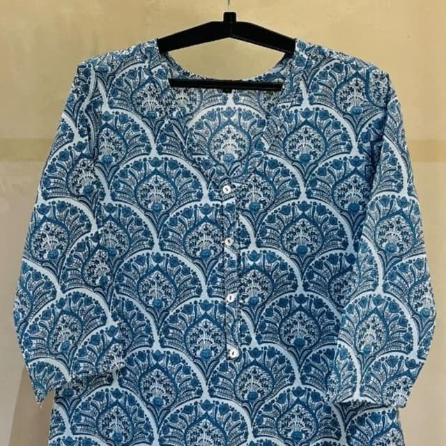 Navy Blue Kurta