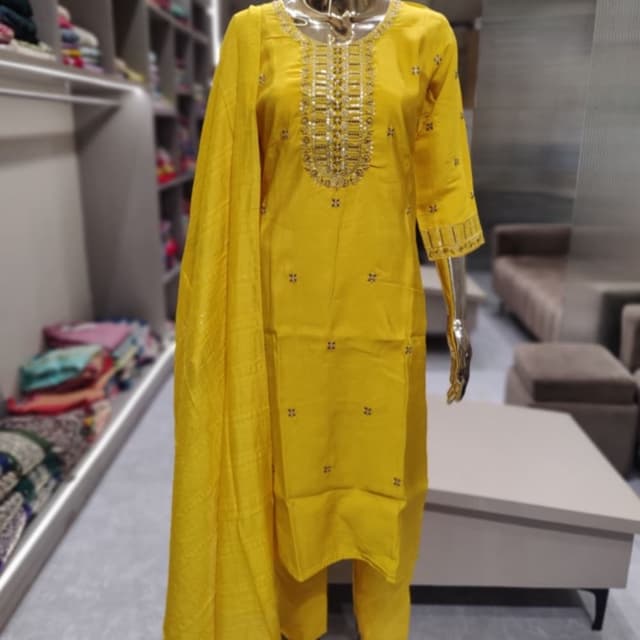 Yellow Salwar Kameez